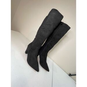 Catherine Malandrino tall black women’s boot suede size 8.5
